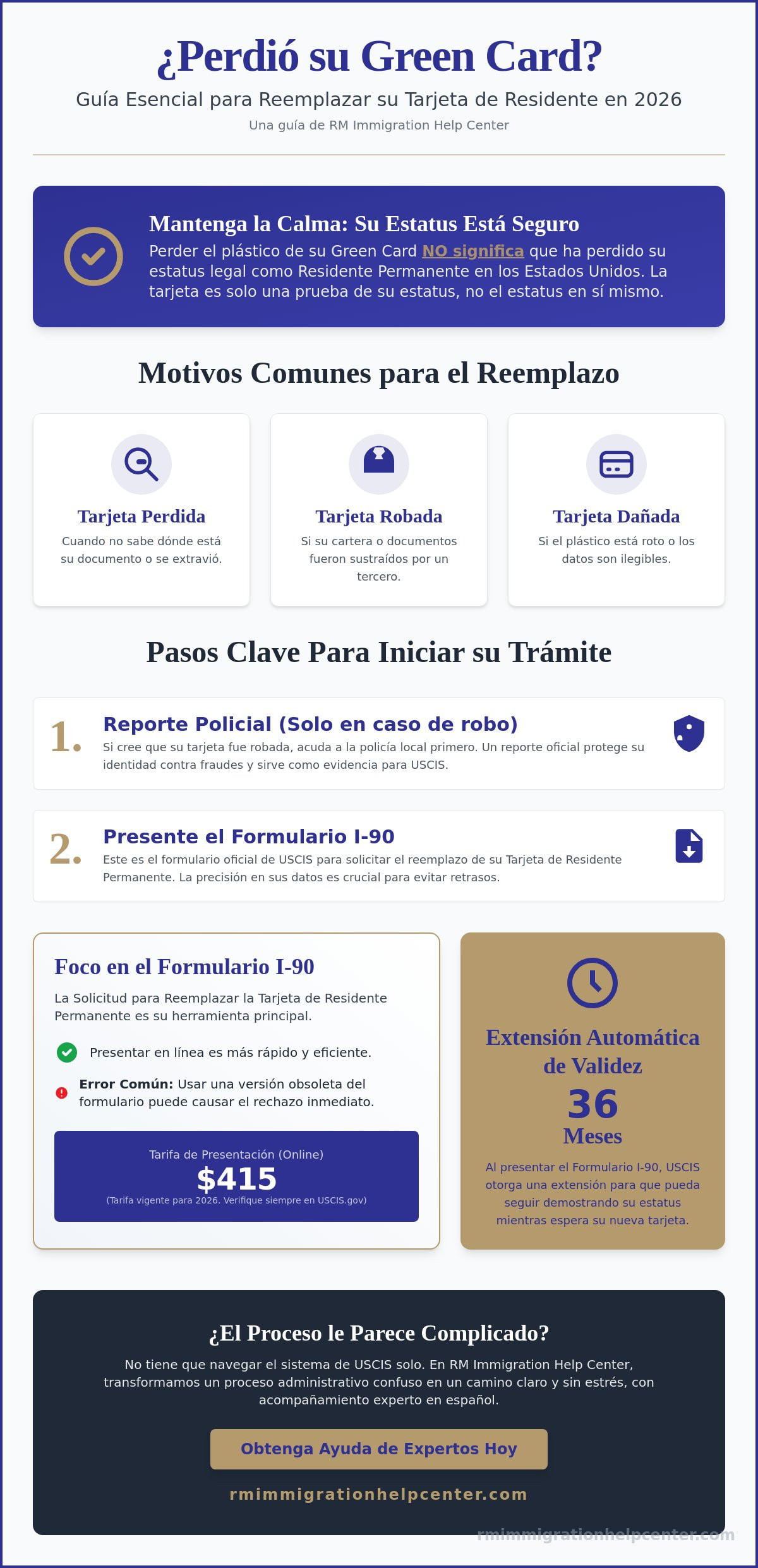 Cómo reemplazar su Green Card perdida: Guía completa paso a paso para 2026