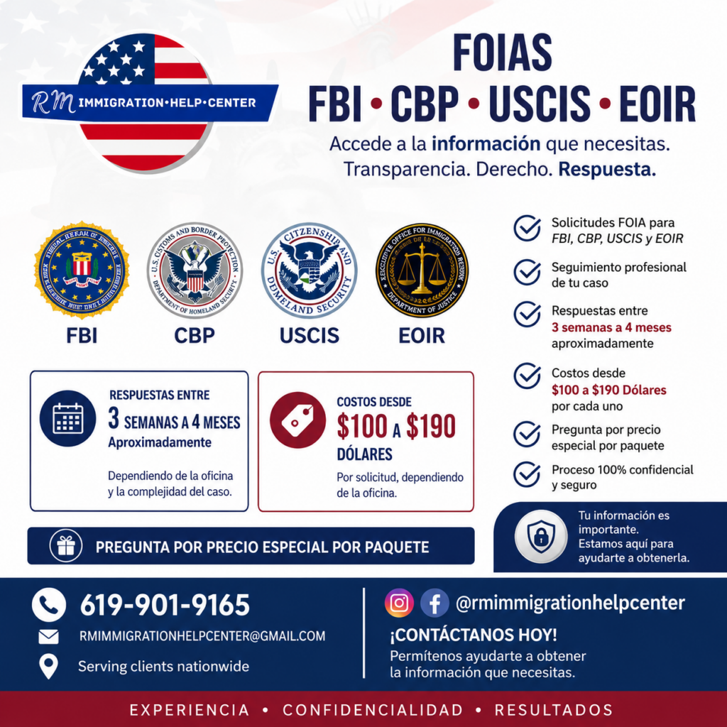 FOIAS FLYER ESPANOL